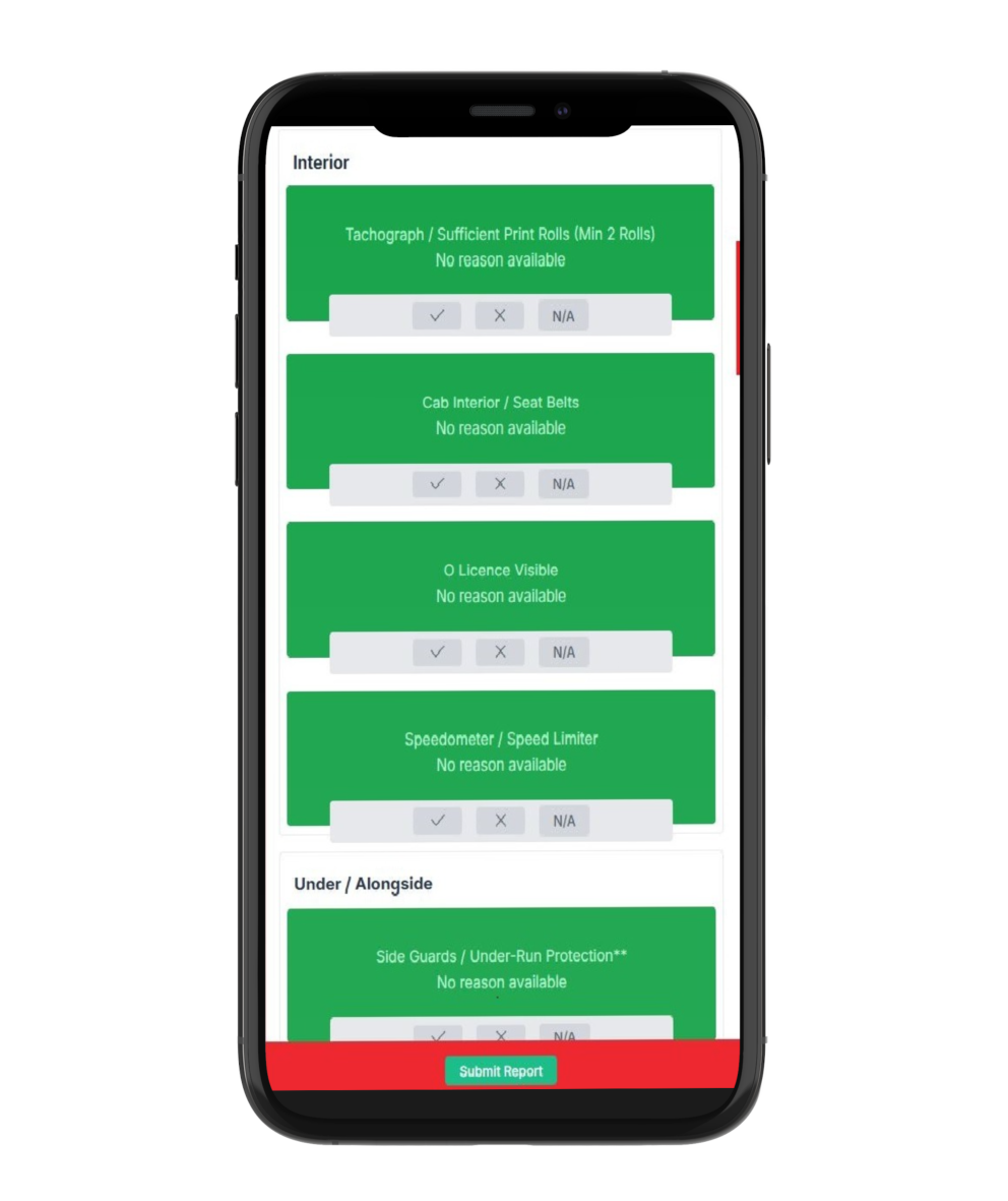 Driver Defect Reporting App
