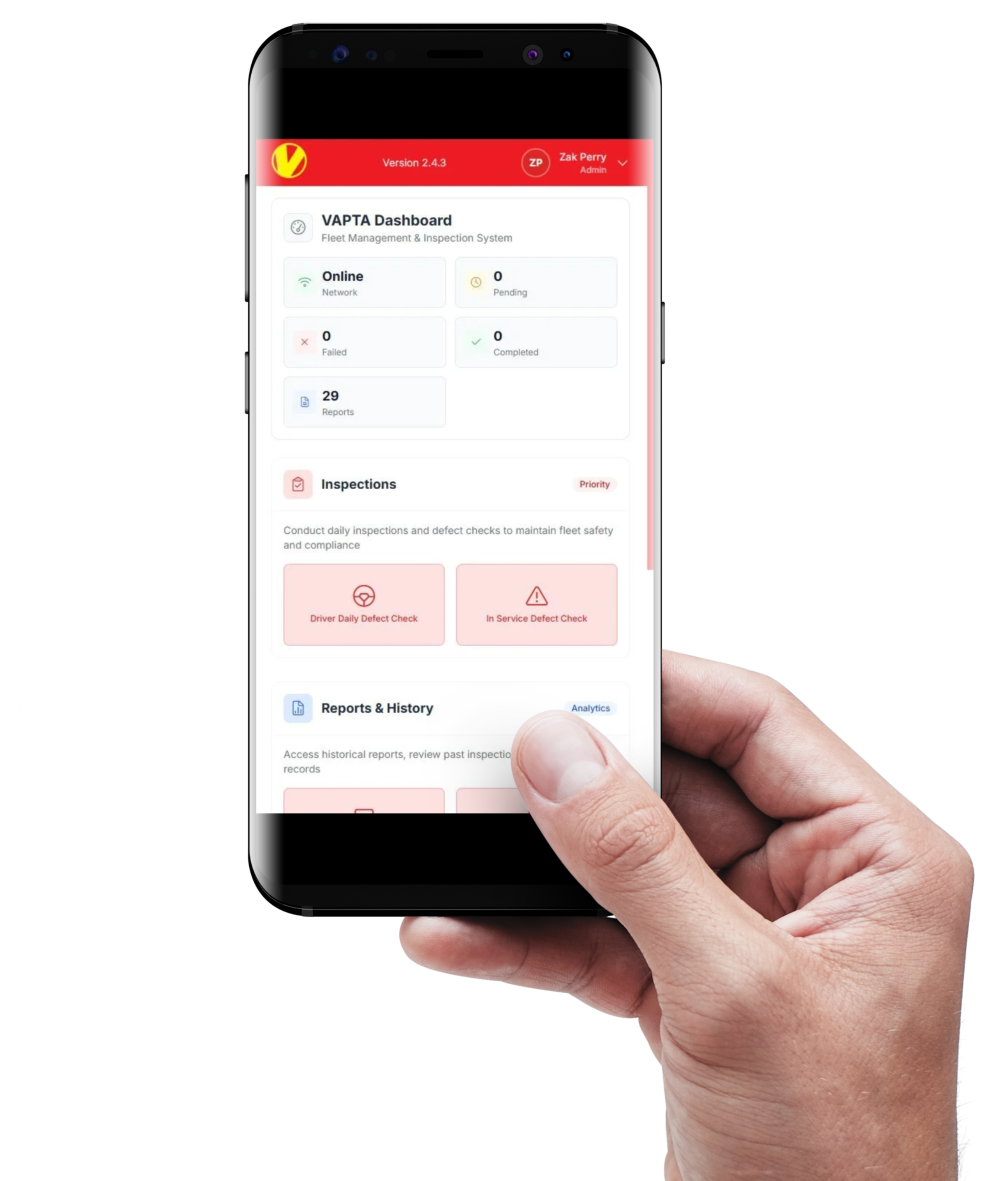 Driver Defect Reporting App