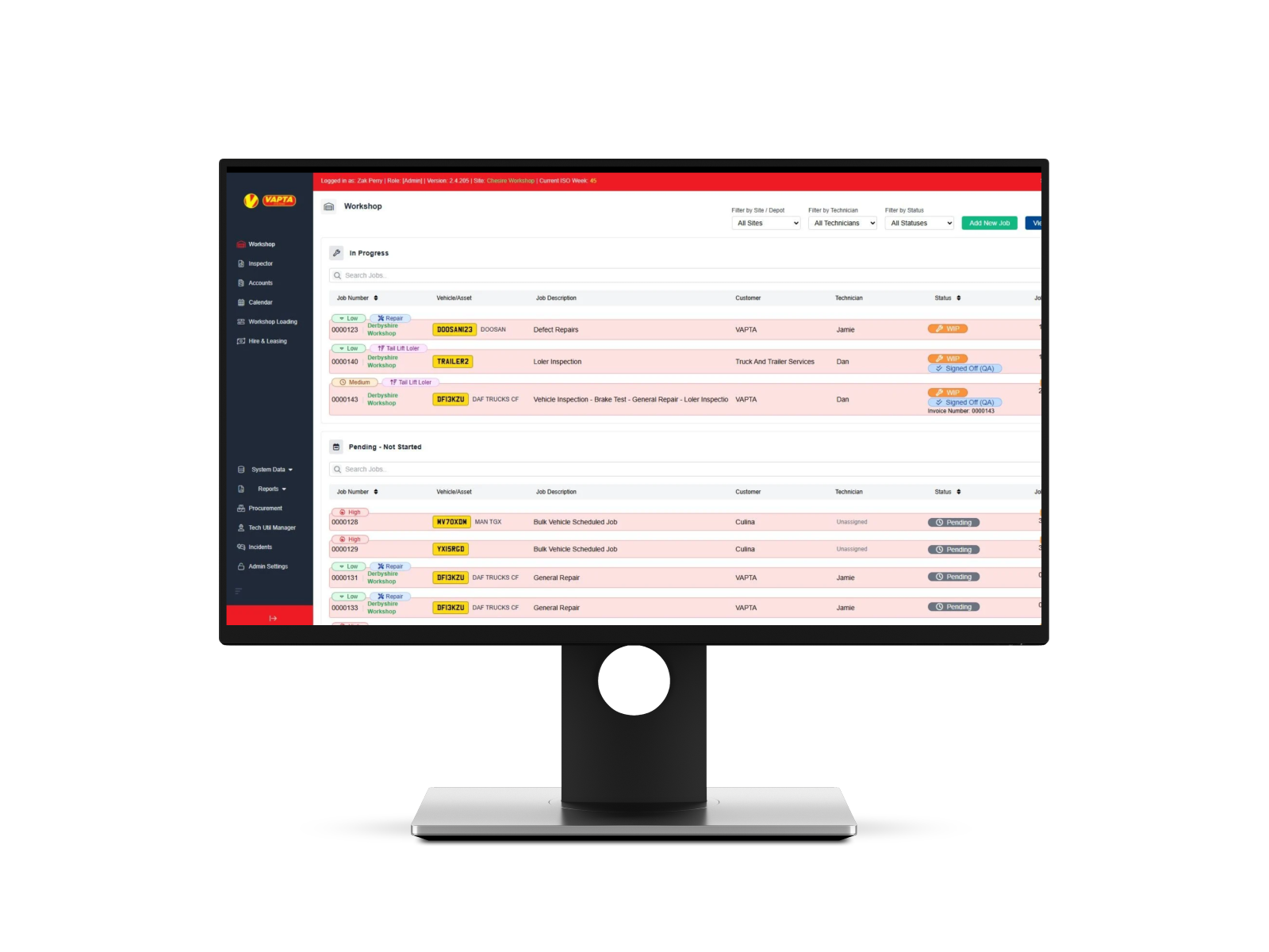 Mobile stock scanner view